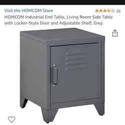Night Stand / End Table Locker Style