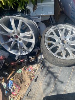 Silver Alloy Wheels Set of Two