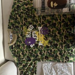 Bape ABC Camo Multi Print Tee 