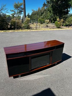 Entertainment Center w/ built in speakers and heater