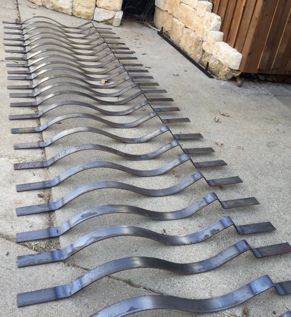 Iron Balusters HAND MADE - 47 Total