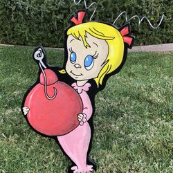 CINDY LOU WHO - GRINCH Dr. Seuss CHRISTMAS Lawn Art