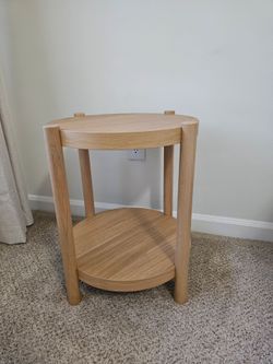 IKEA LISTERBY Side Table – Oak Veneer (19 5/8")