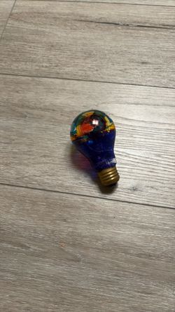Hand-Painted Decorative Light Bulb