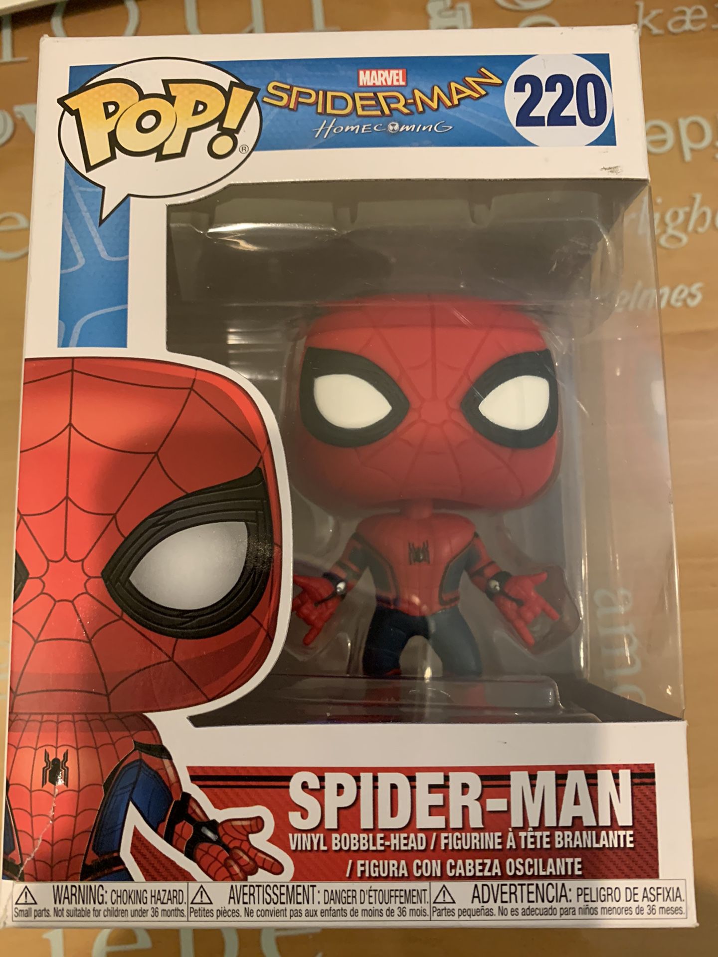 Marvel Spider-Man Home Coming: Spider-Man Funko POP Vinyl Figure