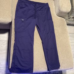 Scrubs Cherokee Workwear Mid Rise Drawstring Pant WW120 GRP Grape Free Shipping