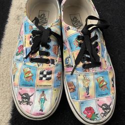 Vans X Lotería Size 9.5 Low Cut Low Lace