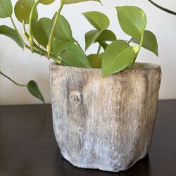 Faux Wood Planter