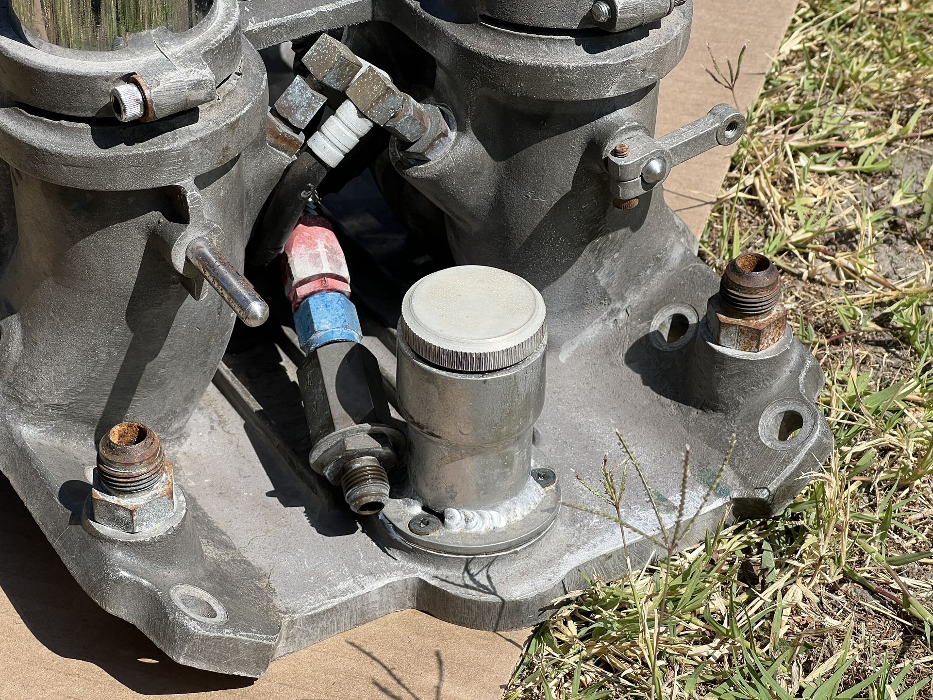 Hilborn SBC Chevy Fuel Injection Mechanical Setup w/ Hilborn Pump Small