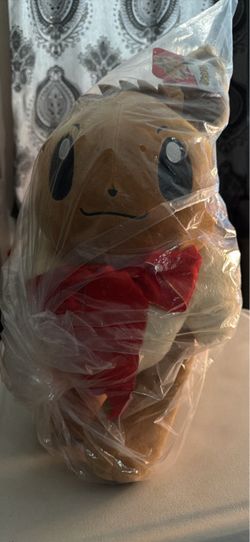 Pokémon Eevee Plush with Red Bow