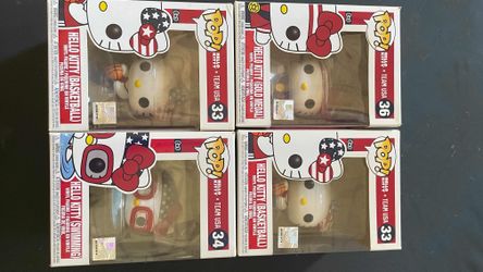 Hello Kitty Olympic Funko Pops