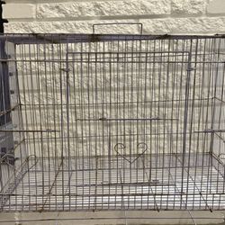 pet cage with 5 doors 24" X17" 3 front 2 on sides