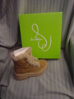 Sam Edelman Suede Shearling Combat Boots Size 5 M