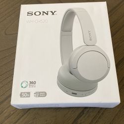 Sony - WH-CH520 Wireless Headphone with Microphone - White