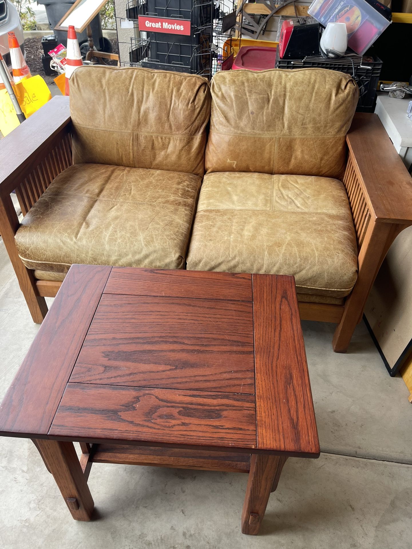 Chair and end table