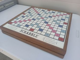 Scrabble Board Game Wooden Edition