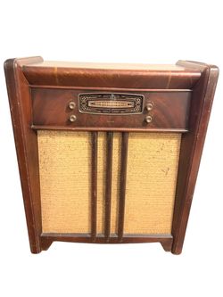 Vintage Philco 48-485 Tube Floor Radio Broadcast Receiver 6 Tube 1948