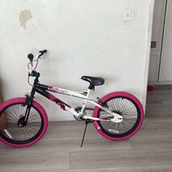 Pink,black, And White Bike