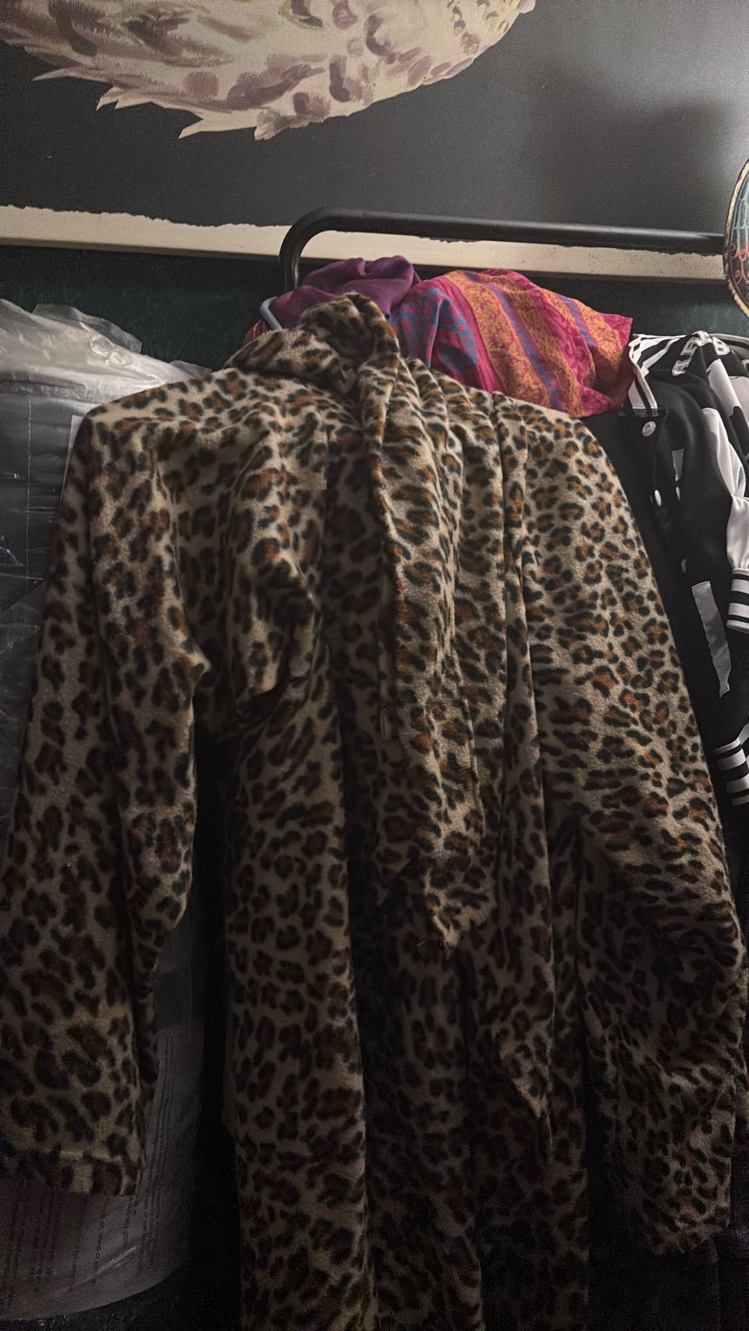 Long Leopard Robe