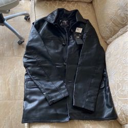Emporio Collezione Men’s Black Leather Jacket