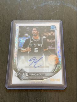 bowman chrome stephon castle auto /100