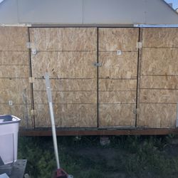 13x 10 Metal Wood Storage  Shed