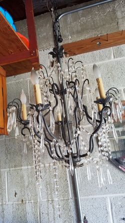 Beautiful crystal chandelier