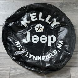 Kelly Lynnfield Jeep Wrangler Black Tire Cover