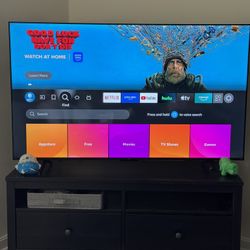 TCL Smart Fire TV 58" 4K UHD LED with remote & box + TV Table