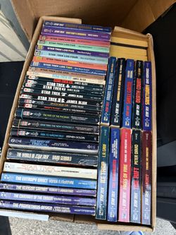 Box Of Star Trek Paperback Books