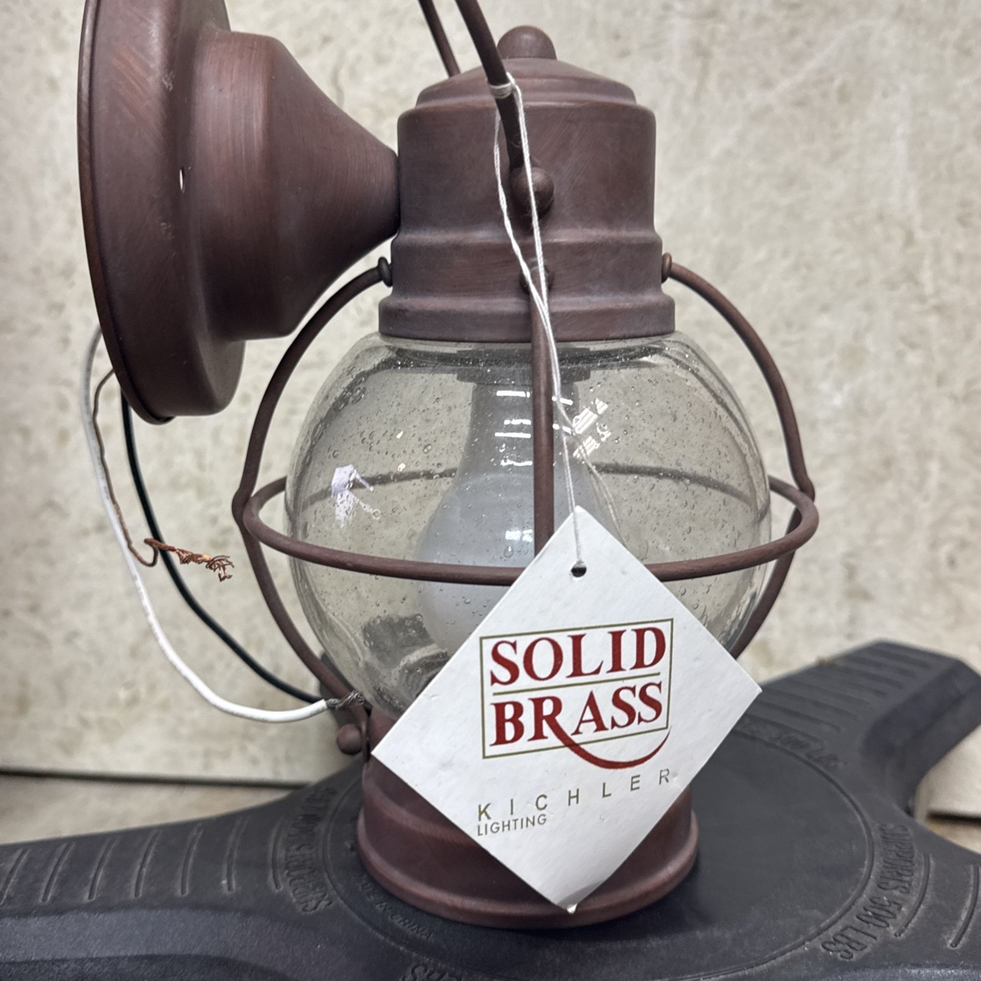 Solid Brass Wall Mount Lamp