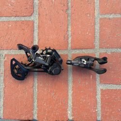 Shimano XT Shifter, and Deraileur