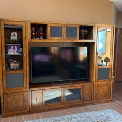 Bernhardt Cherry Wood Wall Unit