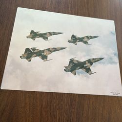  Vintage McDonnell Douglas/Nothrop Aviation Lithographs And Photos