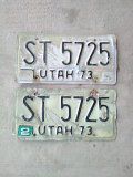 Utah Pair Plates License