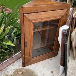 Antique Corner Cabinet 