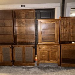 Set Of Antique Wood Furniture 