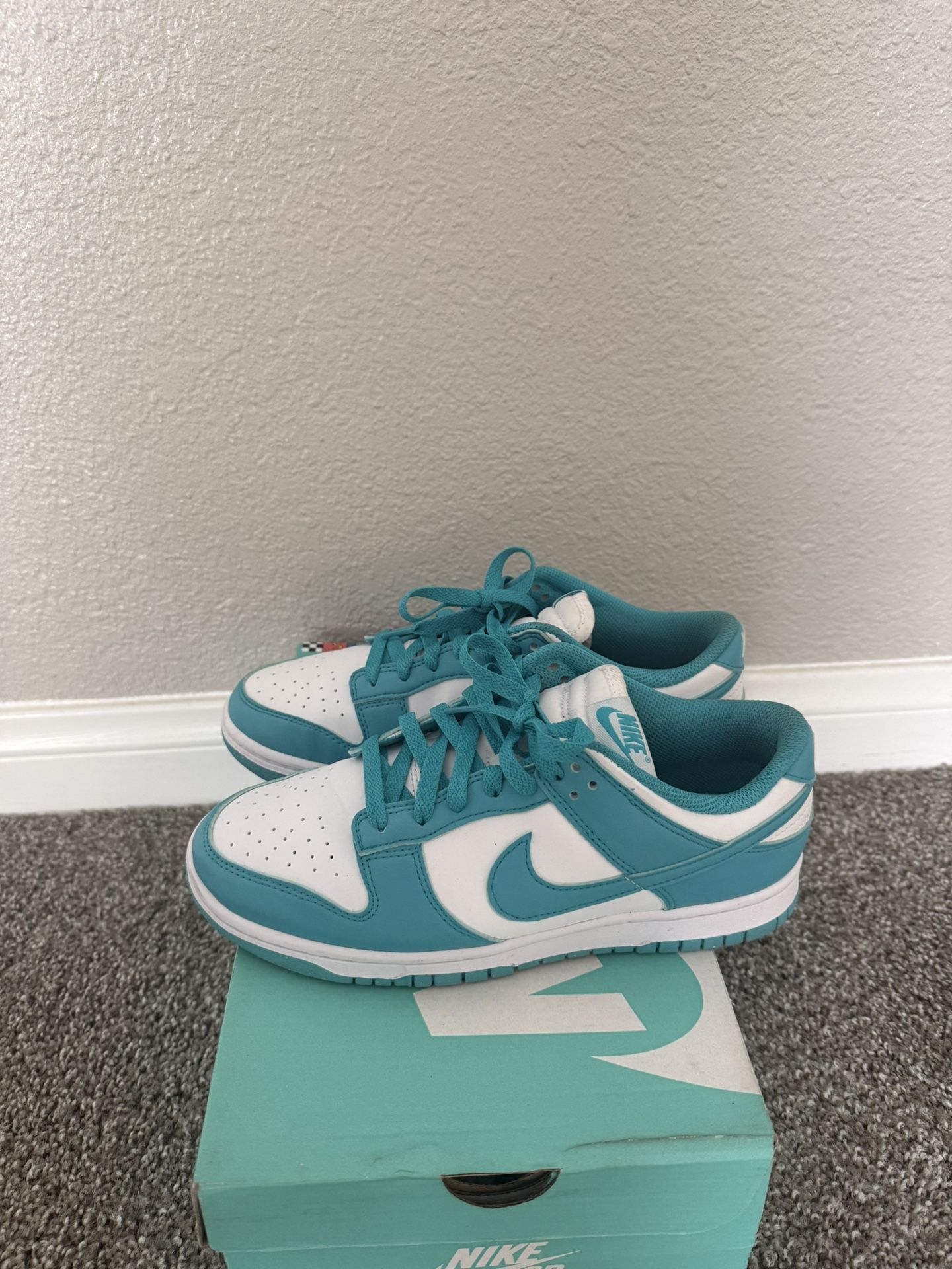 🩵 Nike SB Dunk Low “Turquoise/White”