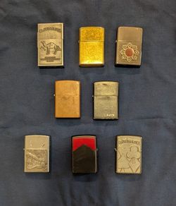 Vintage Camel Zippo Lighters