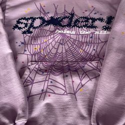 Purple Spider Graphic Hoodie 