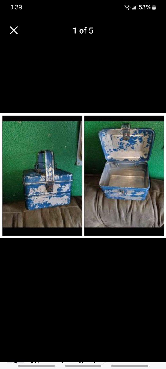Old Coalmining Lunchbox