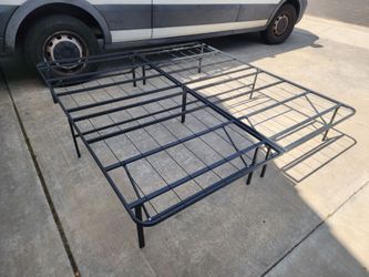 King sized folding Metal Bedframe for Sale in Manteca
