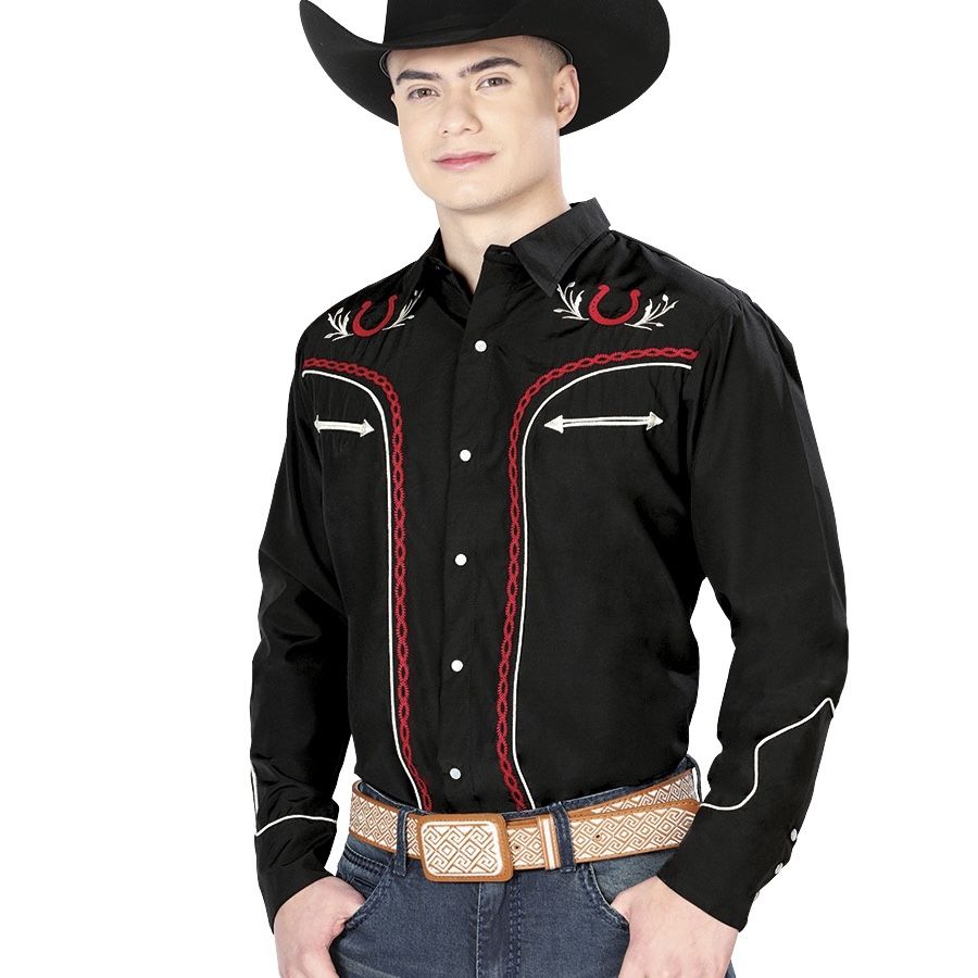 Cowboy Shirt Long Sleeve El General - Camisa Vaquera Manga Larga El General