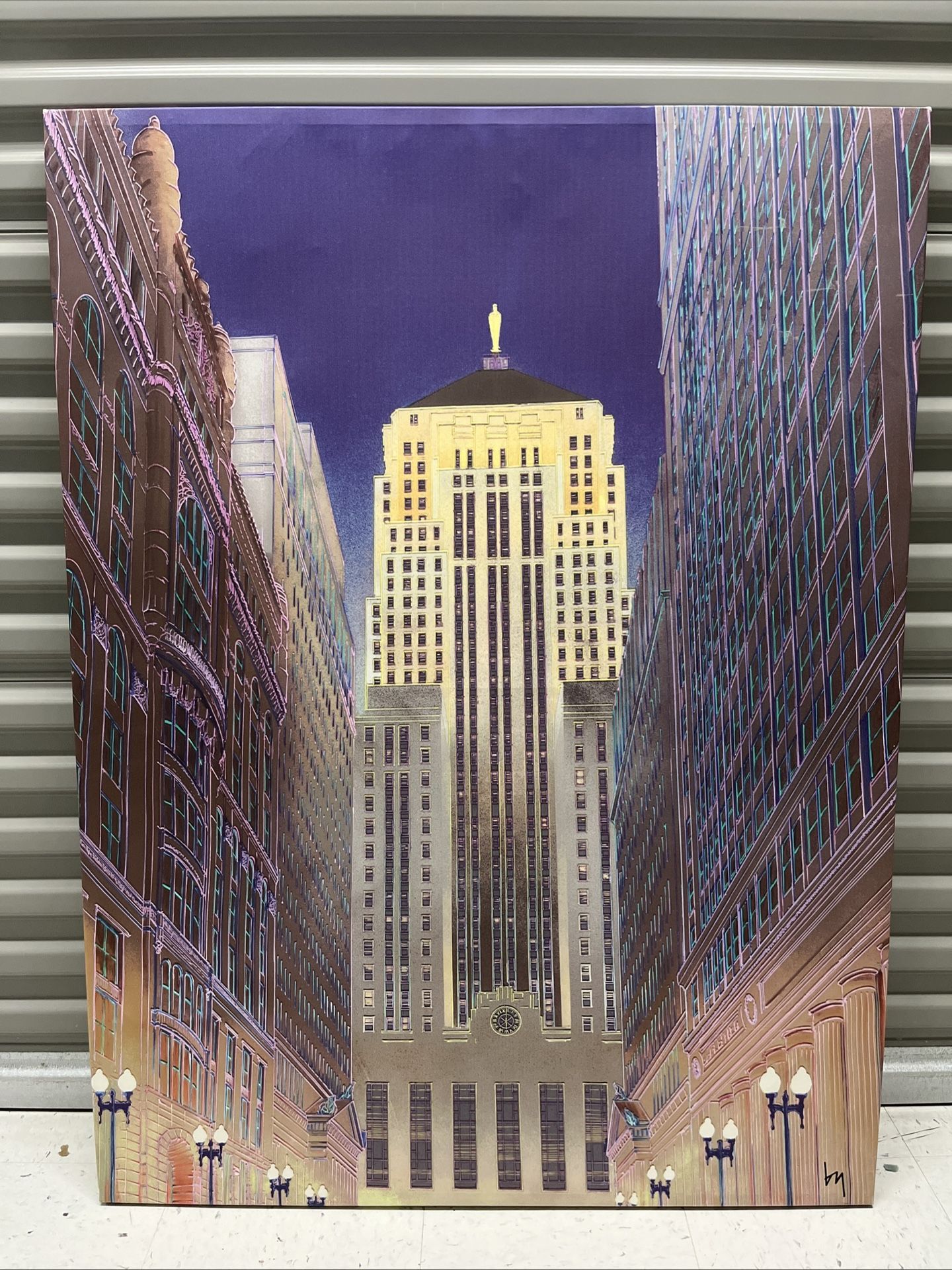 CB2 LMTD Edition Art “Chicago Board of Trade Building” Print Impression 48x36