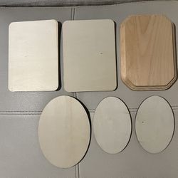 Unfinished Wooden Boards 