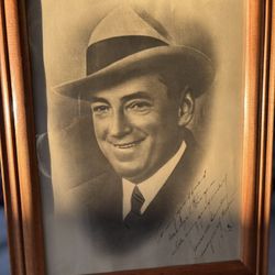 Antique Autograph Photo Of mayor 