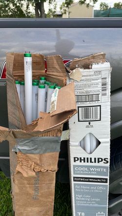 T8 -  32watts- 48” fluorescent light tubes