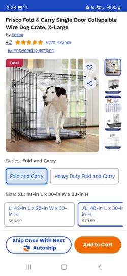 48wx30h Frisco Dog Crate Wire