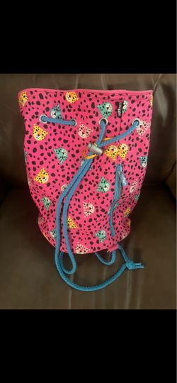 Smiggle Pink Drawstring Backpack