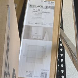 Brand New Glacier Bay 23x28 in Medicine Cabinet – White